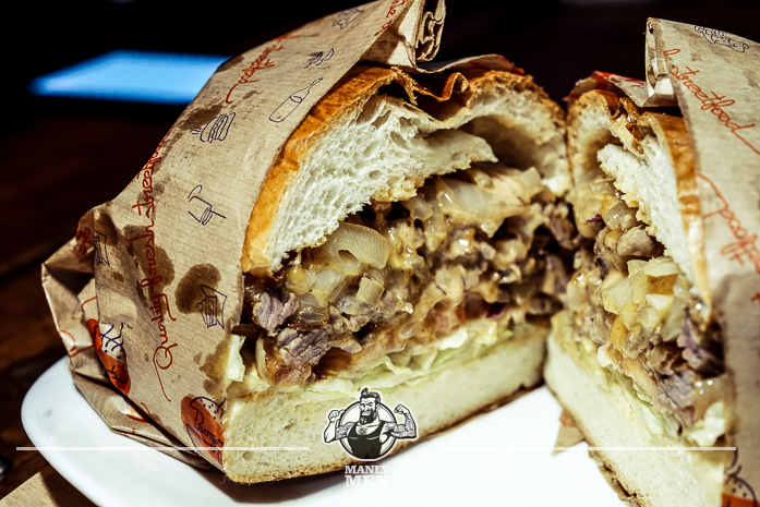 Philly Steak Cheese Burger